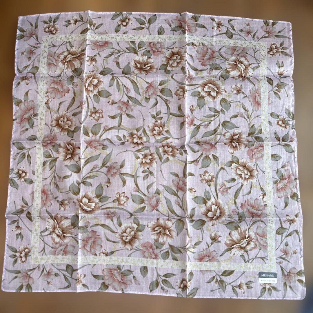 MENARD ハンカチ 2枚セット ペイズリー 花柄 — image 3