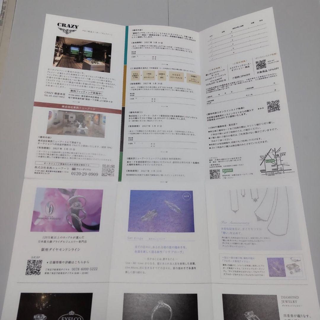 NEW ART HOLDINGS 株主 優待カード 2027年3月31日まで — image 3