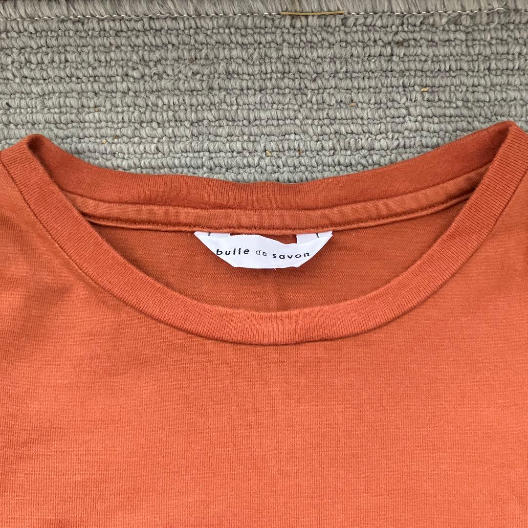 bulle de savon ポケット付きTシャツ テラコッタ — image 2