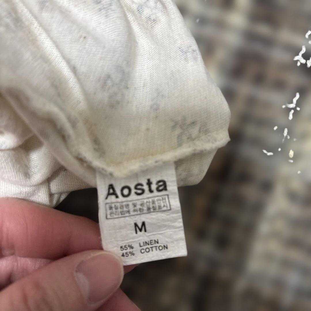 aosta アオスタ　キャミソール　花柄　80cm 韓国子供服 — image 3