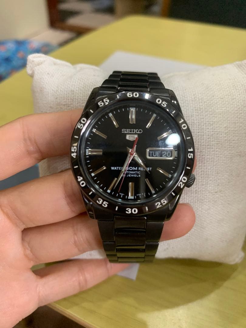 SEIKO 5 7S26-02T0 自動巻き ブラック 保証書・箱付き — image 3