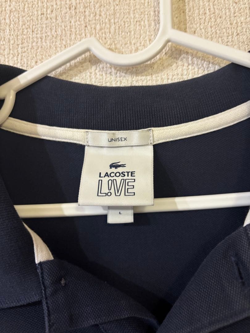 LACOSTE L!VE ポロシャツ ネイビー ユニセックス L — image 3