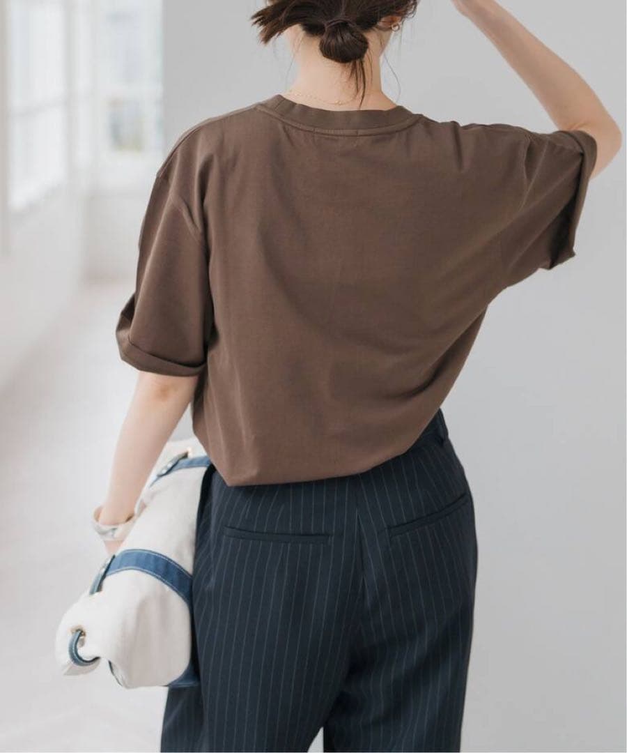 DAY BRKLN ロゴプリント 半袖Tシャツ ブラウン — image 4