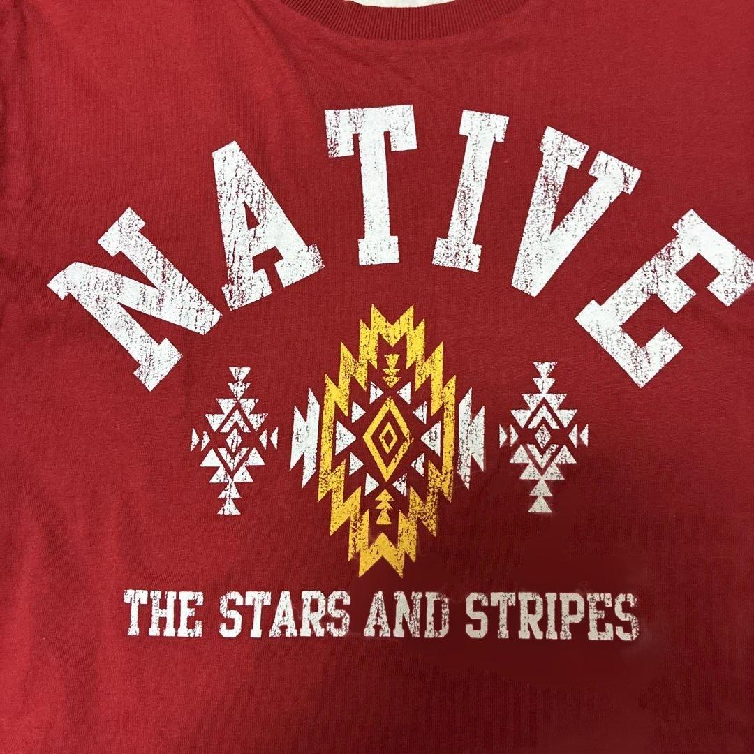 ORTEGA NATIVE Tシャツ レッド Mサイズ — image 2