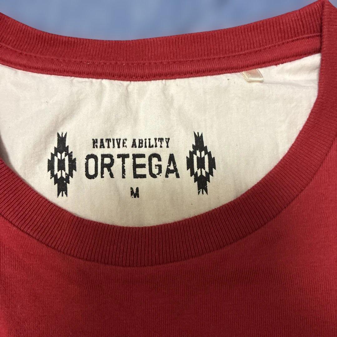 ORTEGA NATIVE Tシャツ レッド Mサイズ — image 3