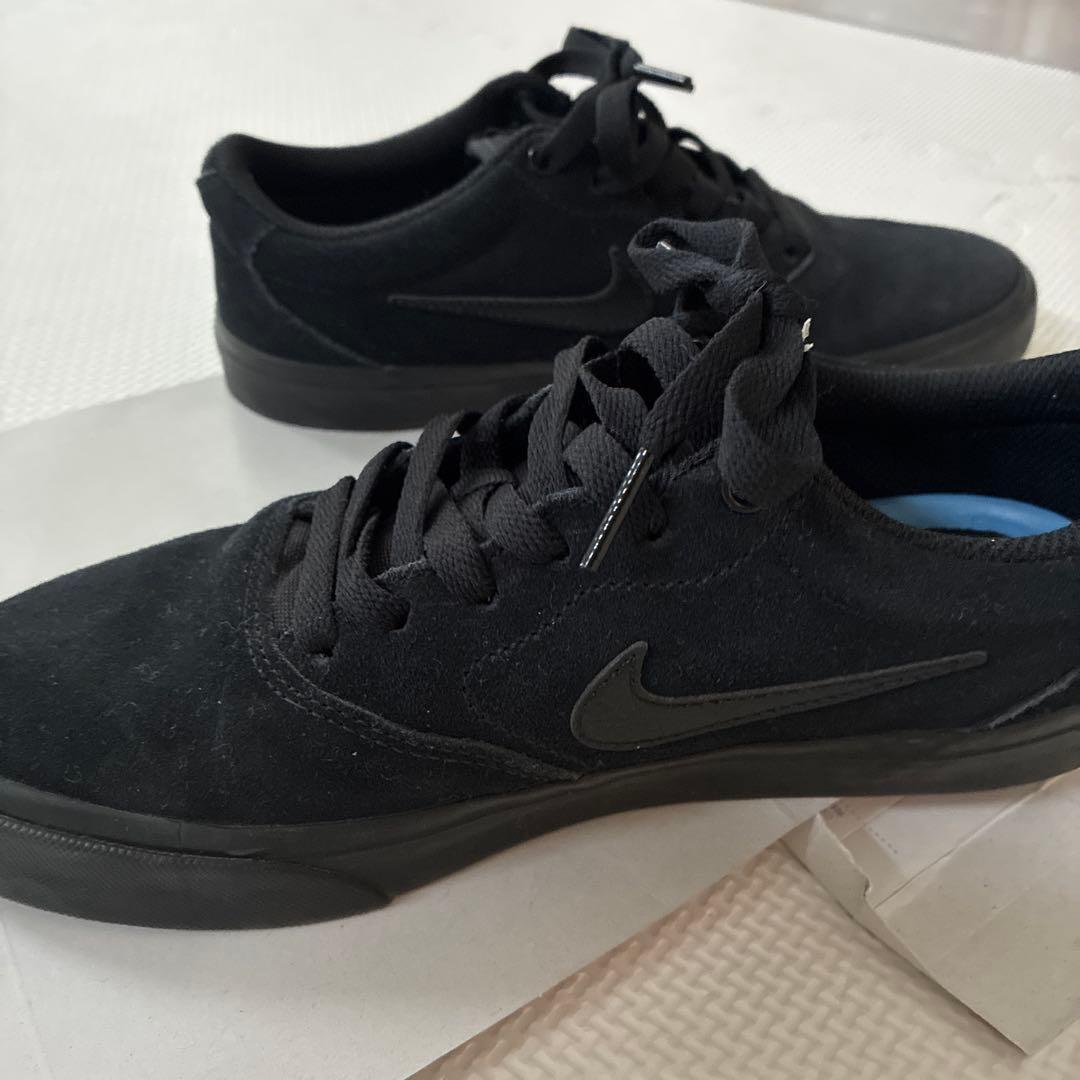 NIKE ナイキ24.0 スエード　黒　ブラック　シューズ　スニーカー — image 5