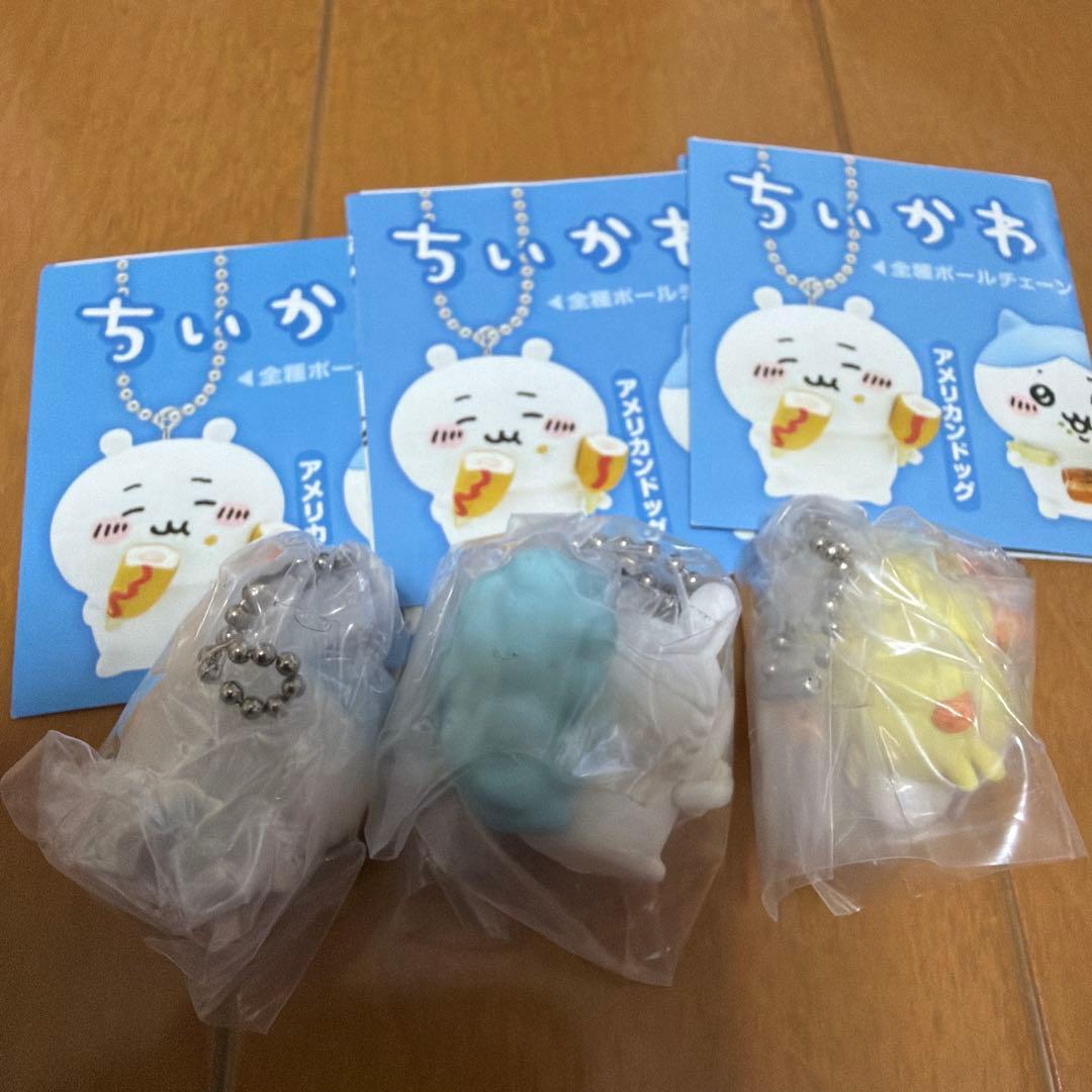 未使用　未開封　ちいかわ　たべものいっぱいマスコット2 3種 — image 2
