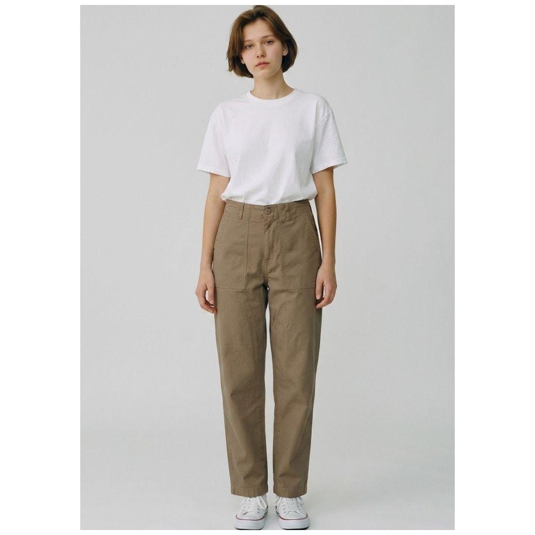 未使用品 しまむら シーズンリーズン ベイカーパンツ ベージュ — image 4