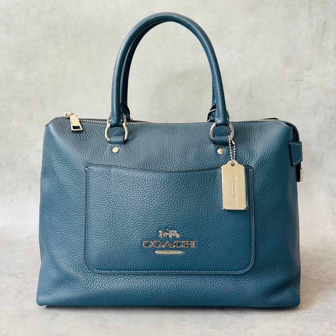 COACH Emma Satchel 2way Leather Bag — image 2