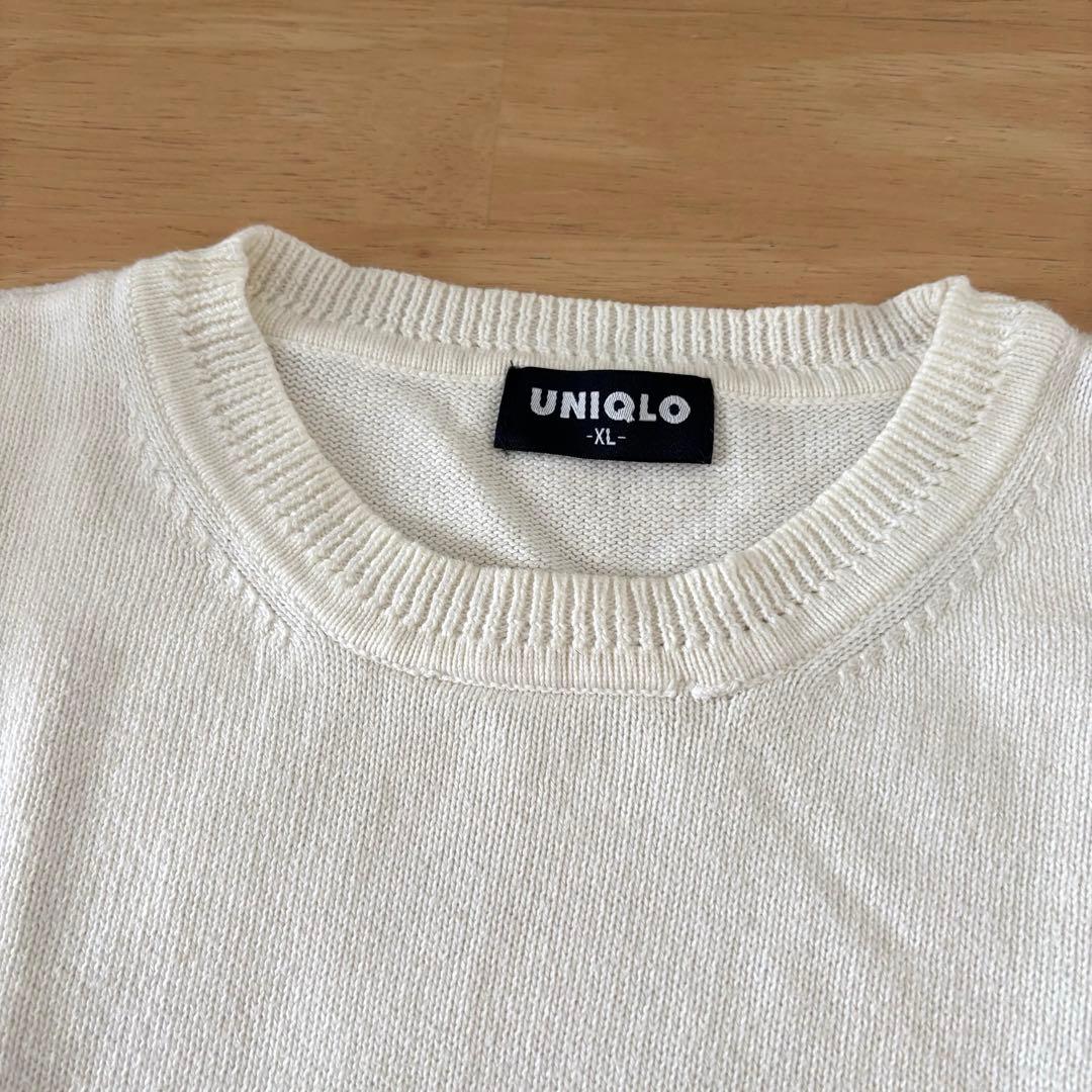 【入手困難】90s OLD UNIQLO ニット カットソー 紺タグ XL — image 2