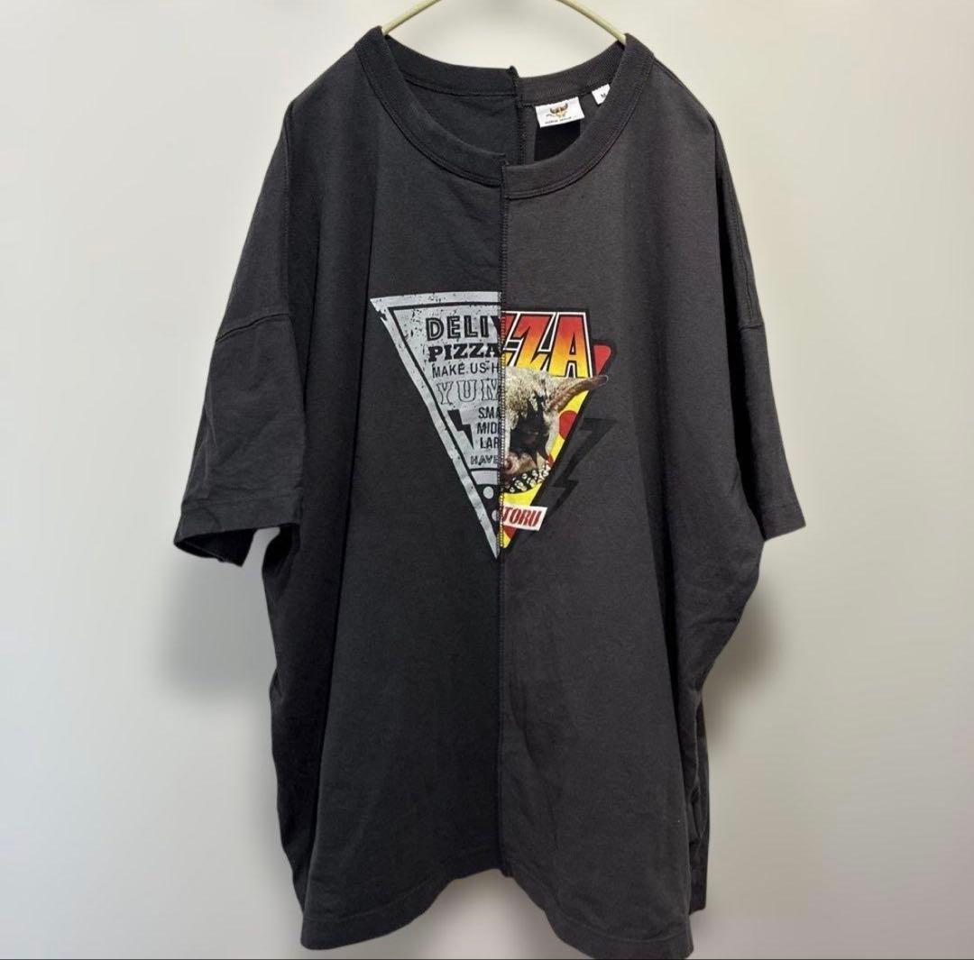ニコアンド niko and... 【ピザトル】コラボリメイク風Tシャツ M — image 2