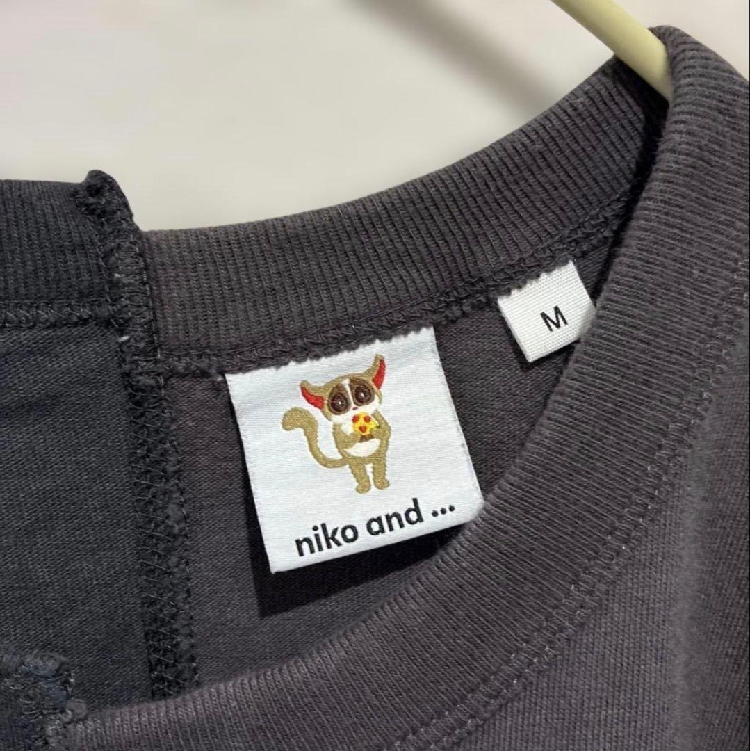 ニコアンド niko and... 【ピザトル】コラボリメイク風Tシャツ M — image 4