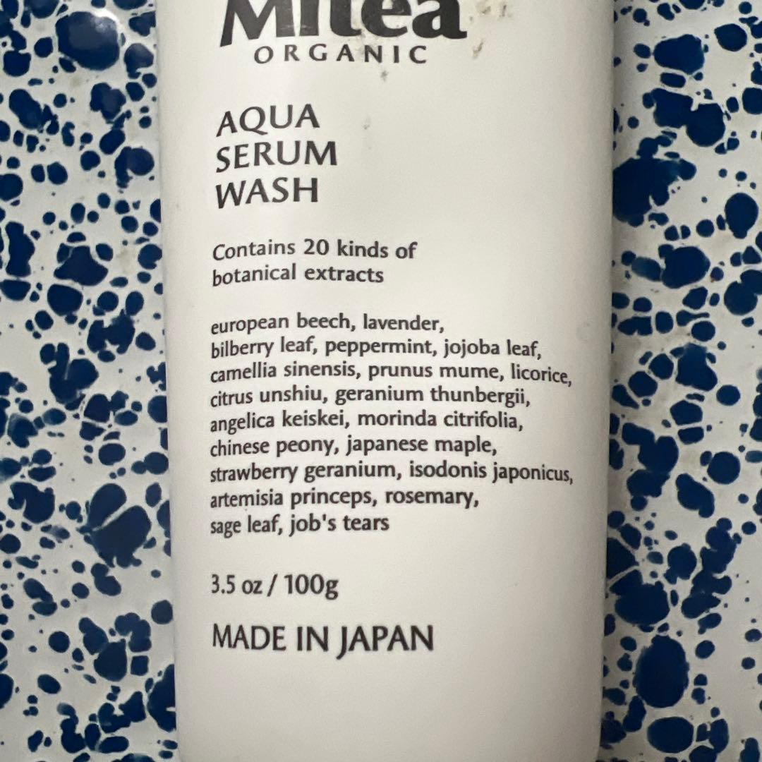 Mitea ORGANIC AQUA SERUM WASH 洗顔料 — image 4