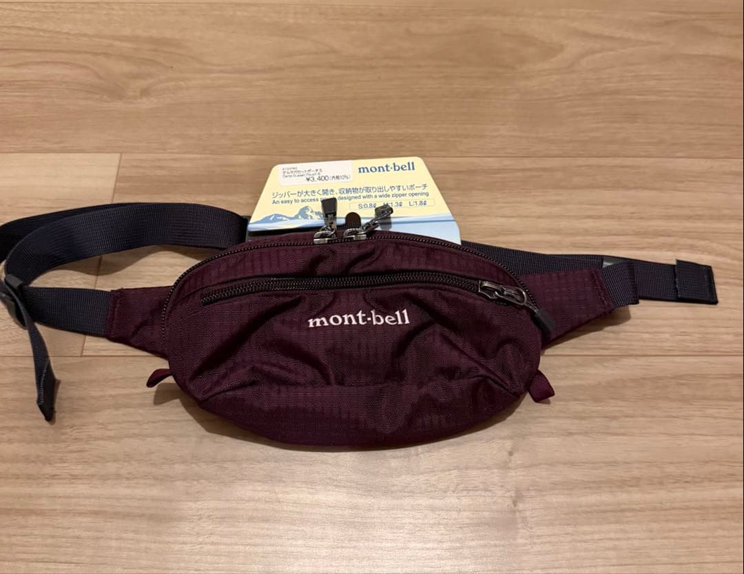 即完売　mont-bell デルタガセットポーチS パープル　モンベル — image 2