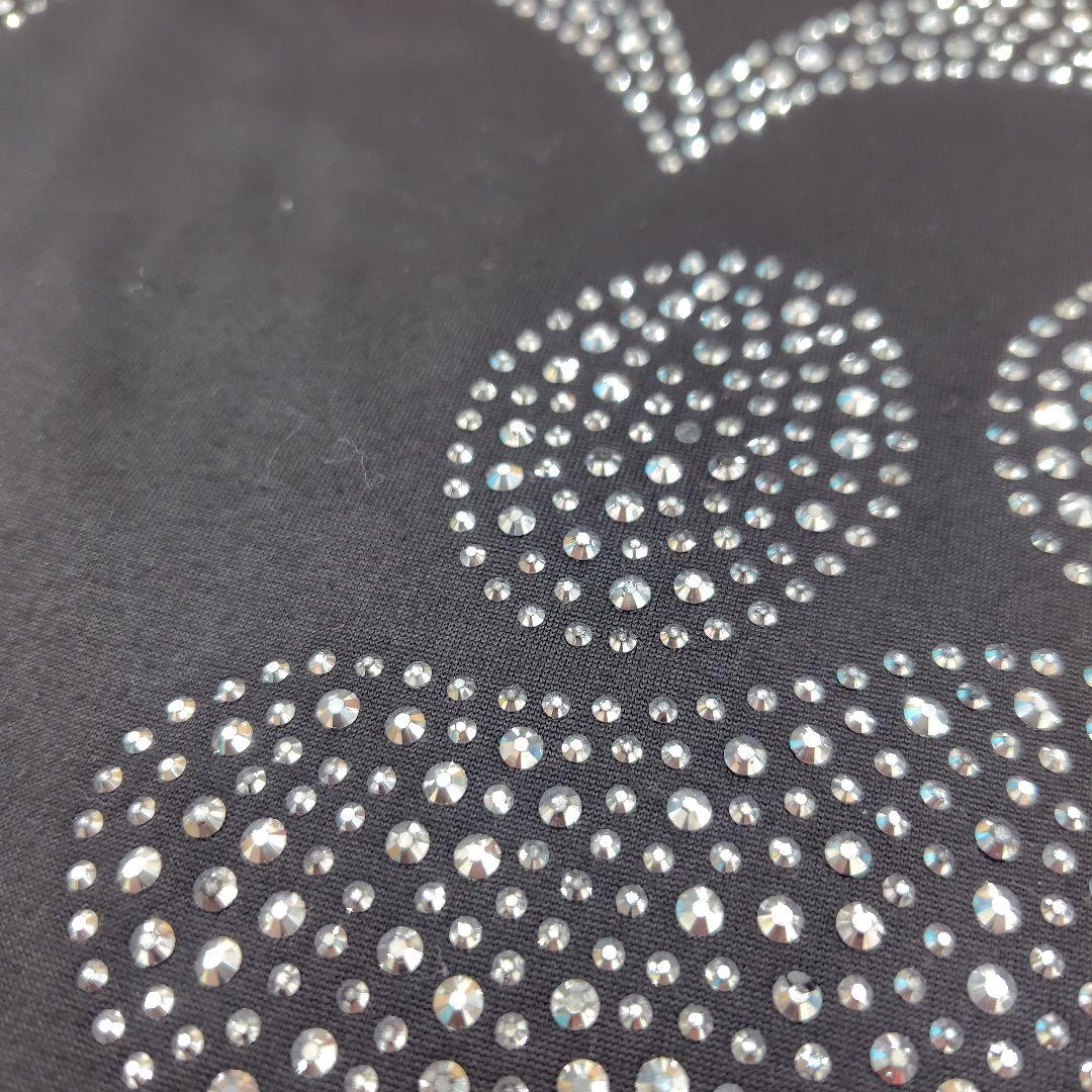 ストーン装飾Tシャツ Sサイズ 黒 — image 2