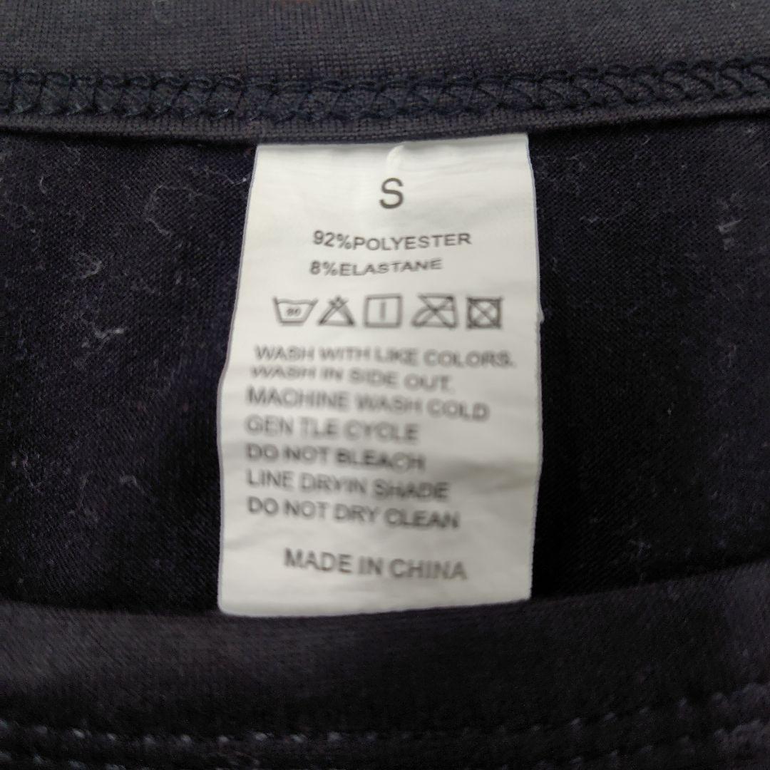 ストーン装飾Tシャツ Sサイズ 黒 — image 3