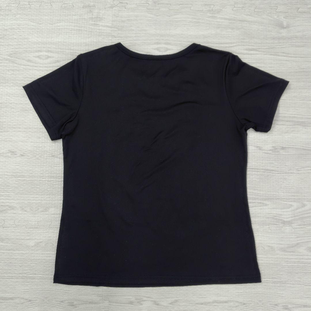ストーン装飾Tシャツ Sサイズ 黒 — image 4