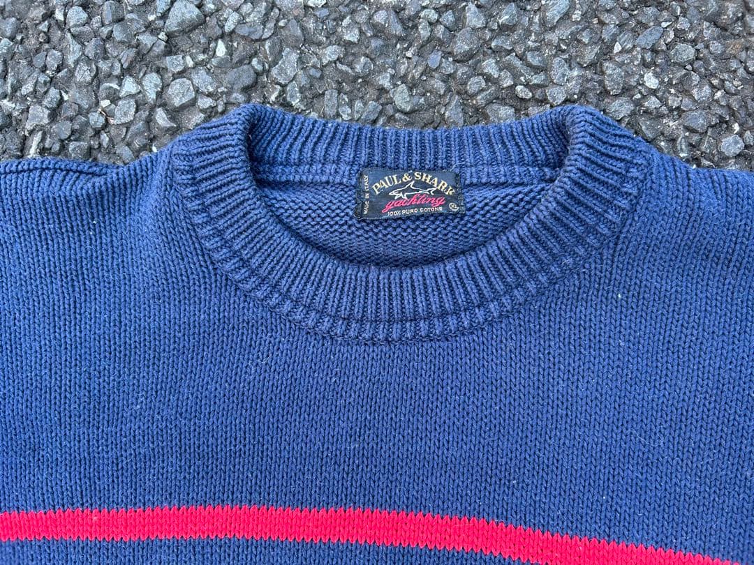 Paul & Shark ポールアンドシャーク コットンニット ユーロ 軍 — image 5