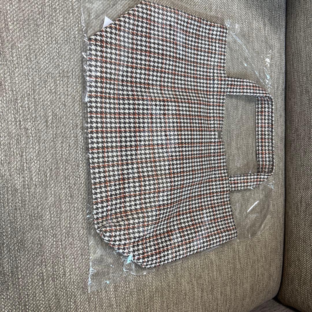 【新品未使用】季節を楽しむレトロチェックトート — image 2