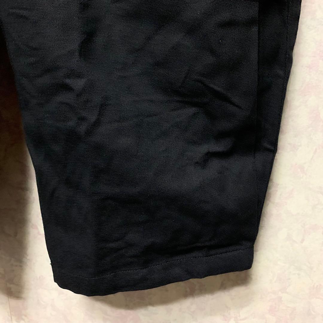 新品未使用 レディース クロップドバルーンパンツ 7分丈パンツ 綿 黒♦︎F — image 3