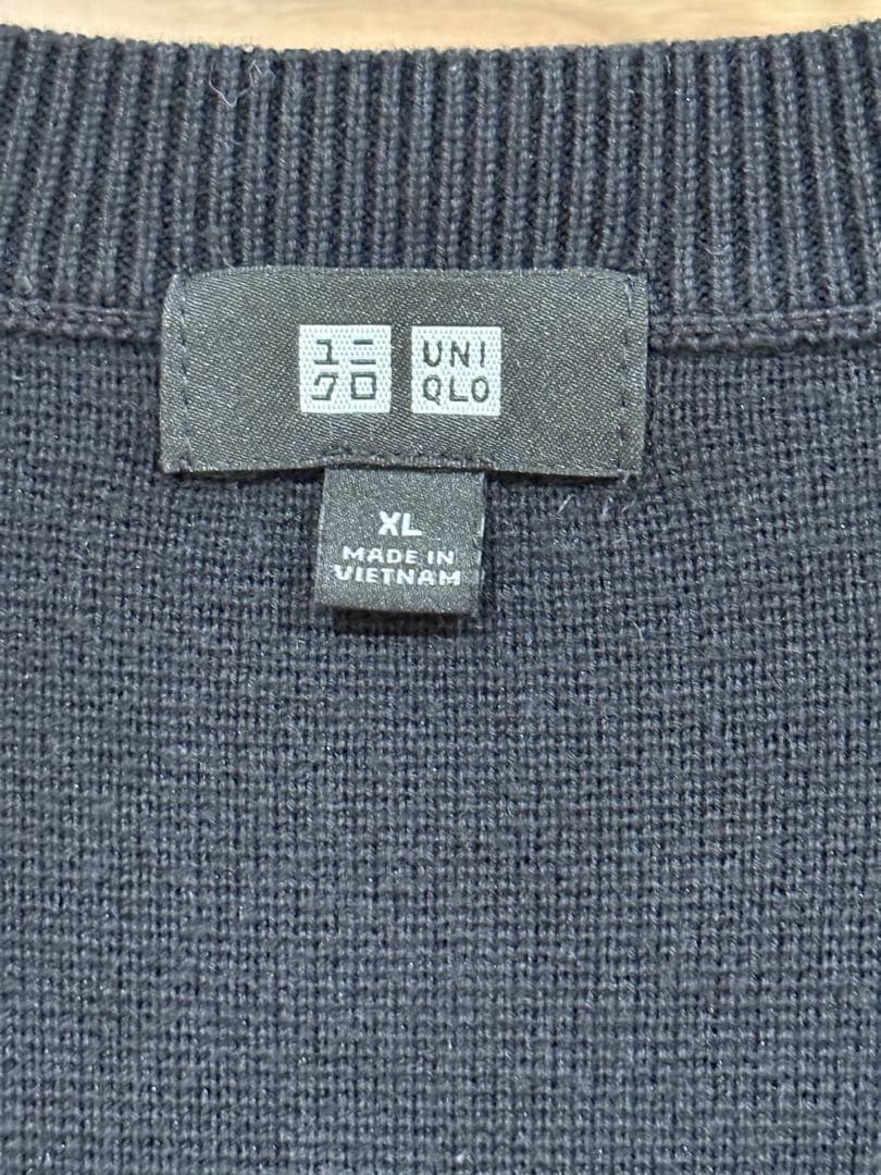 UNIQLOウォッシャブルミラノリブクルーネックセーター ニット黒 長袖Lサイズ — image 5