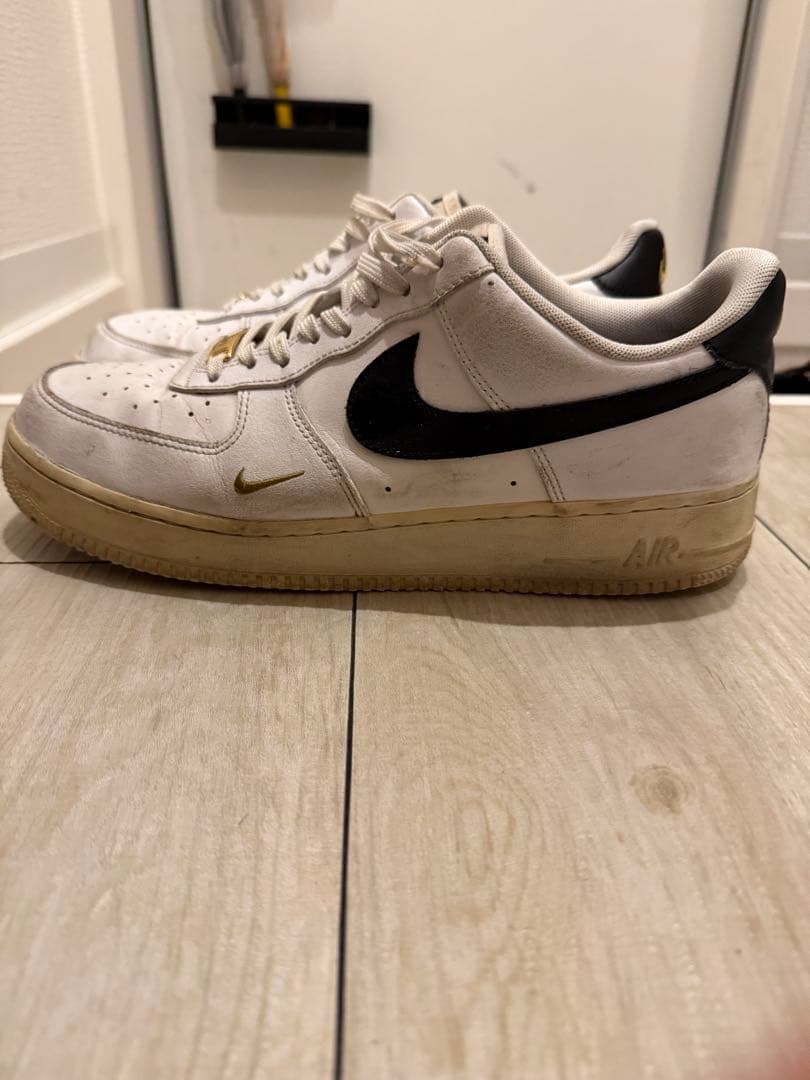NIKE AIR FORCE 1 ホワイト ブラック ゴールド ※最終価格 — image 2