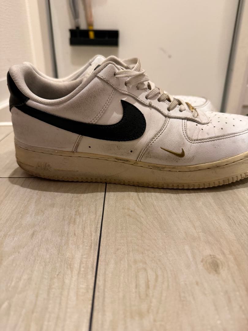 NIKE AIR FORCE 1 ホワイト ブラック ゴールド ※最終価格 — image 3