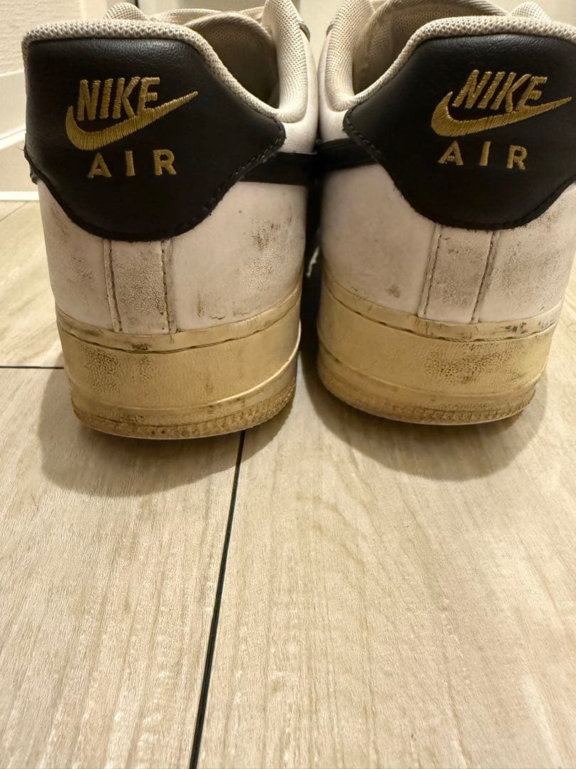 NIKE AIR FORCE 1 ホワイト ブラック ゴールド ※最終価格 — image 4