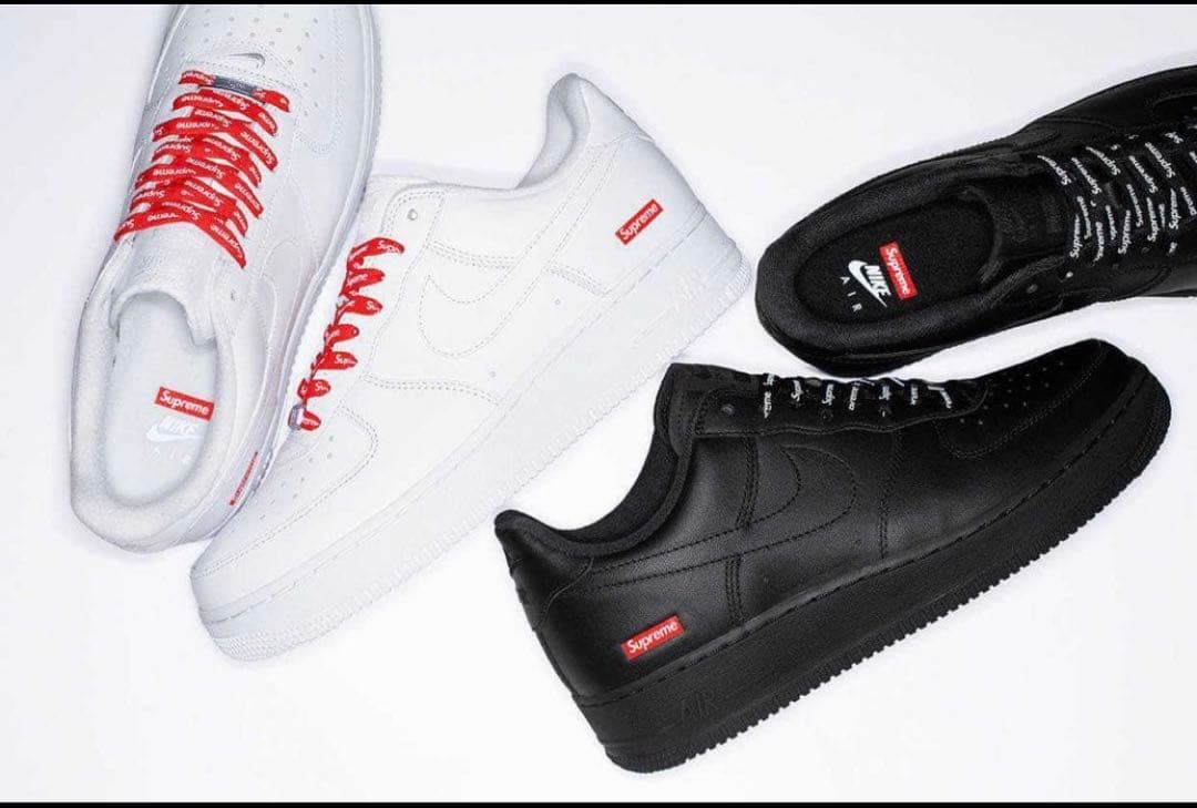 中古 NIKE AIR FORCE 1 LOW SP SUPREME White — image 2