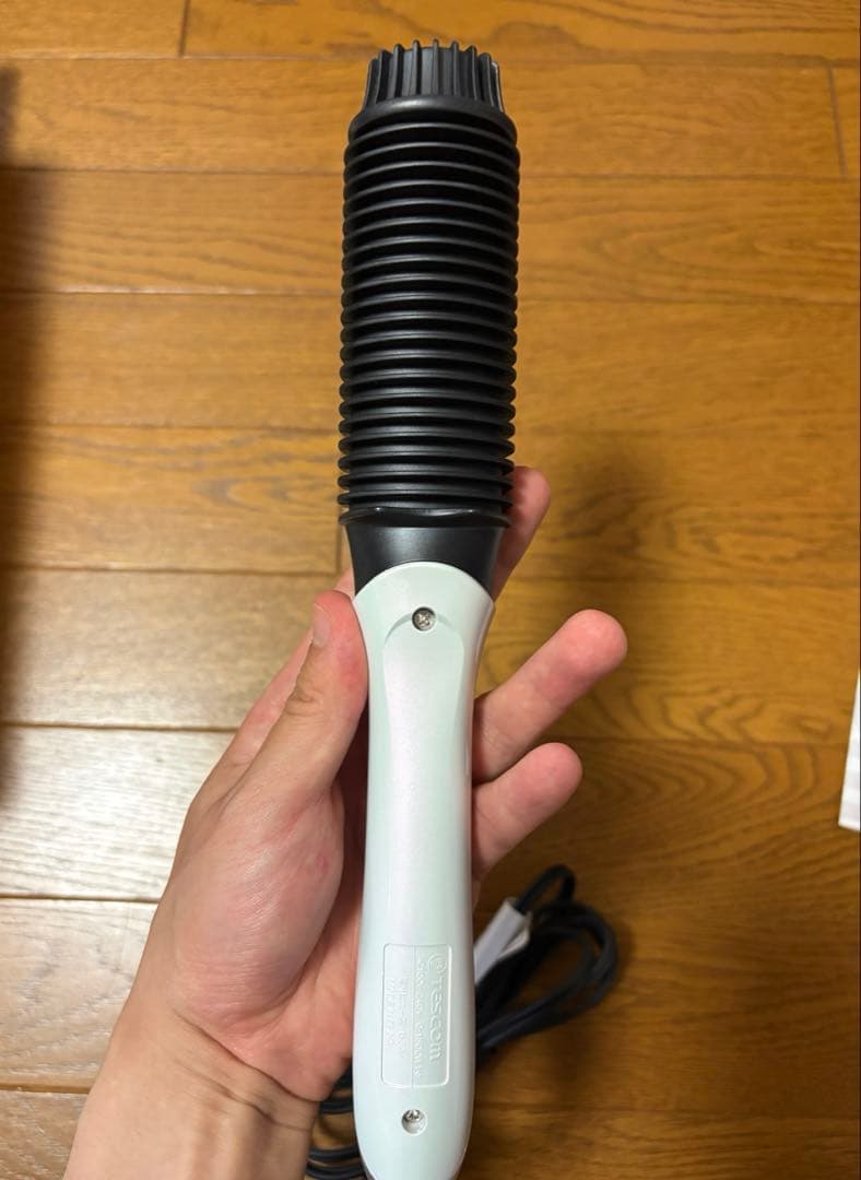 TESCOM Rich Style ホットブラシ ヘアアイロン 美品 箱付き — image 4