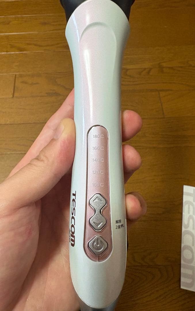 TESCOM Rich Style ホットブラシ ヘアアイロン 美品 箱付き — image 5