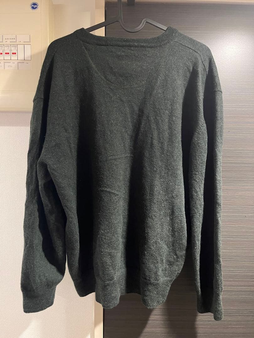 80s 90s orvis オービス　Ｖネック　ニット　深緑　モーリシャス製 — image 2