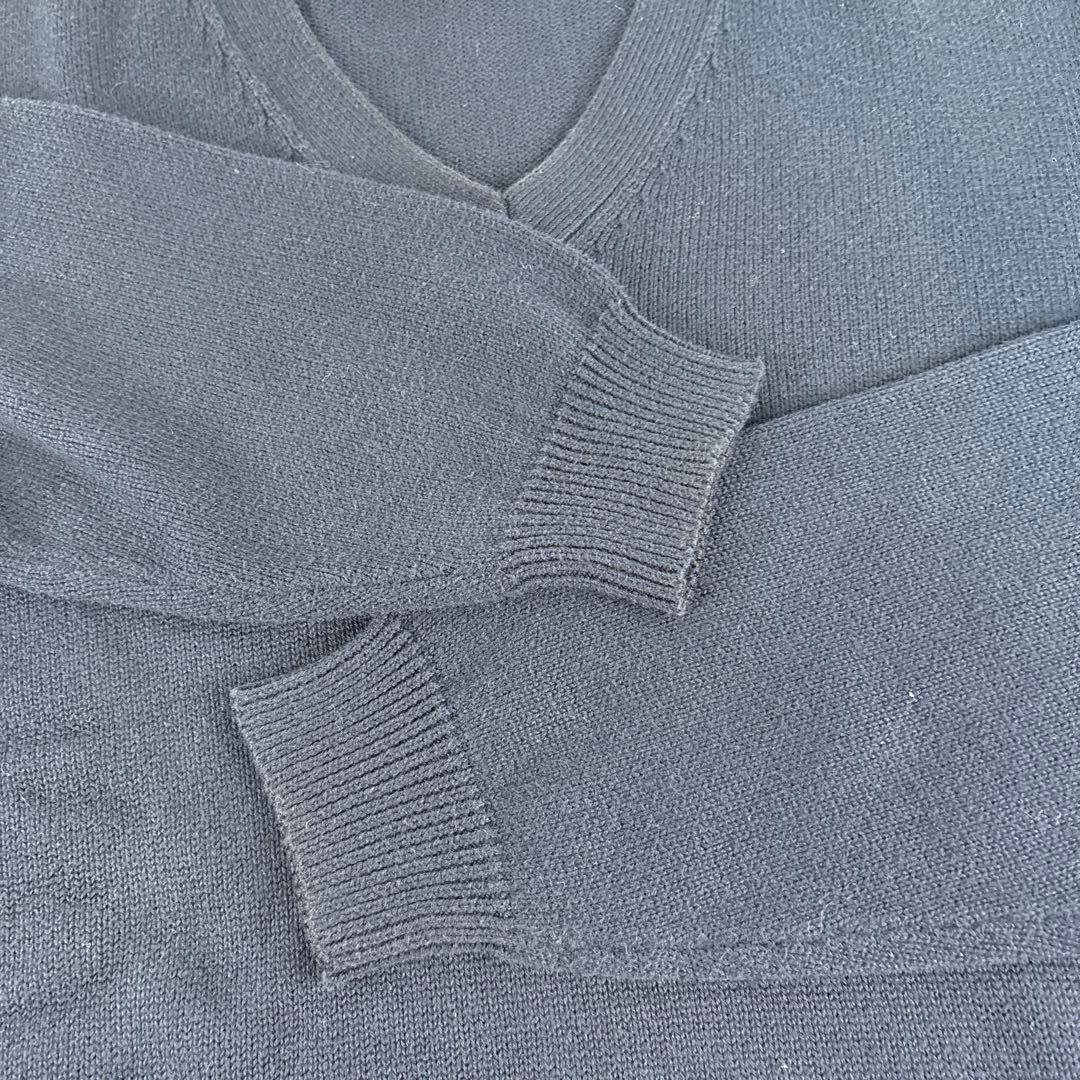 美品 Brooks Brothers Vネックニット S ネイビー ピマコットン — image 5