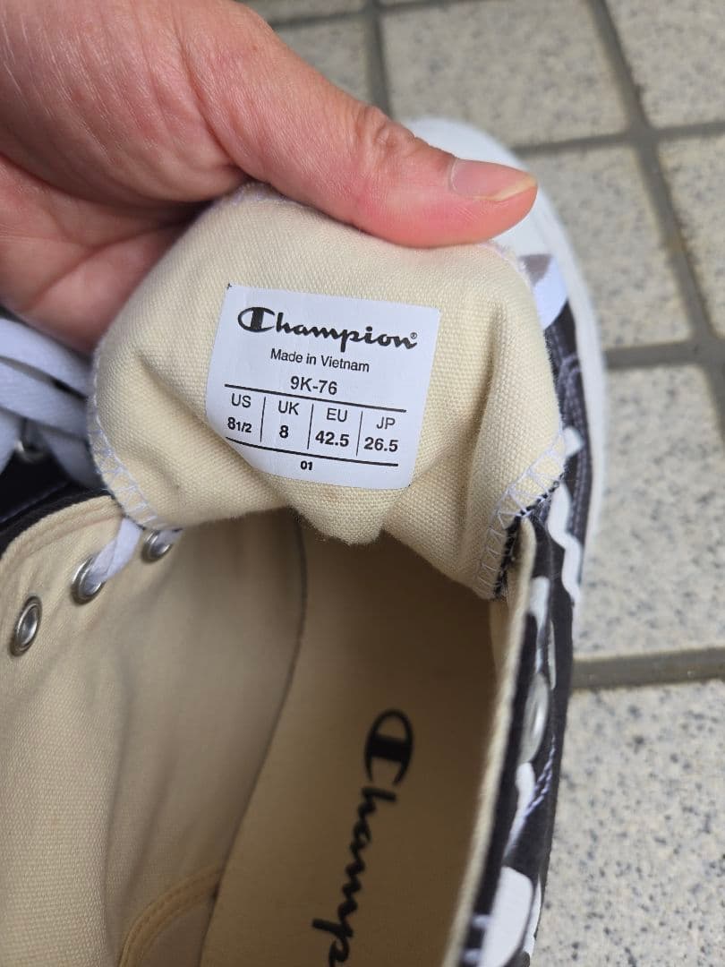 Champion ハイカットスニーカー ブラック 26.5cm — image 5