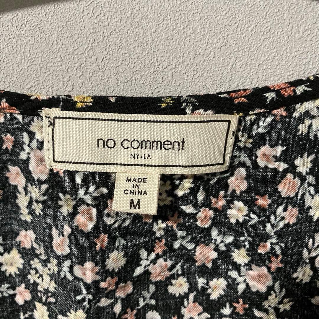 no comment NY・LA 花柄 半袖チュニック 【M】サイズ — image 3