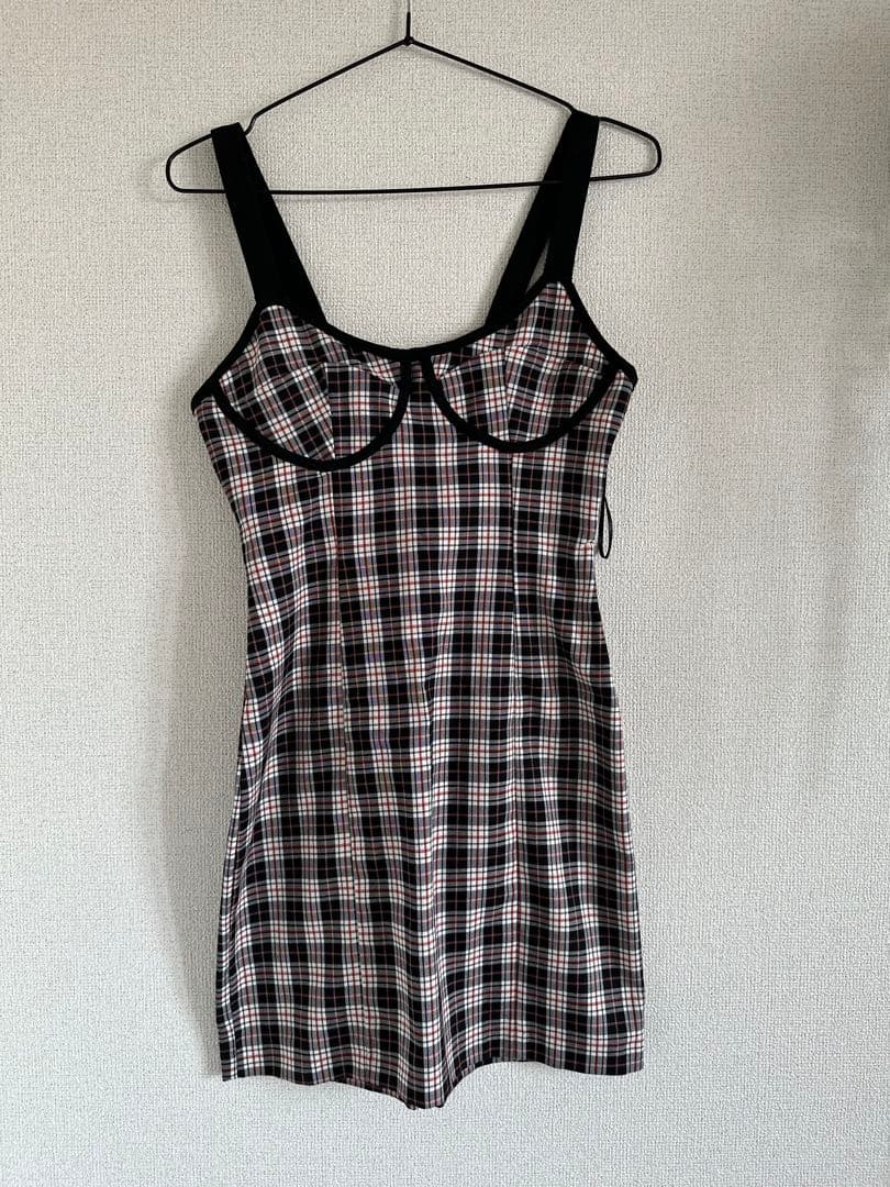 Bershka チェック柄 キャミミニワンピース XS — image 2