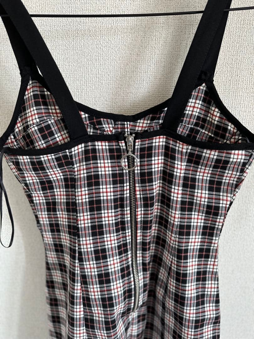 Bershka チェック柄 キャミミニワンピース XS — image 3