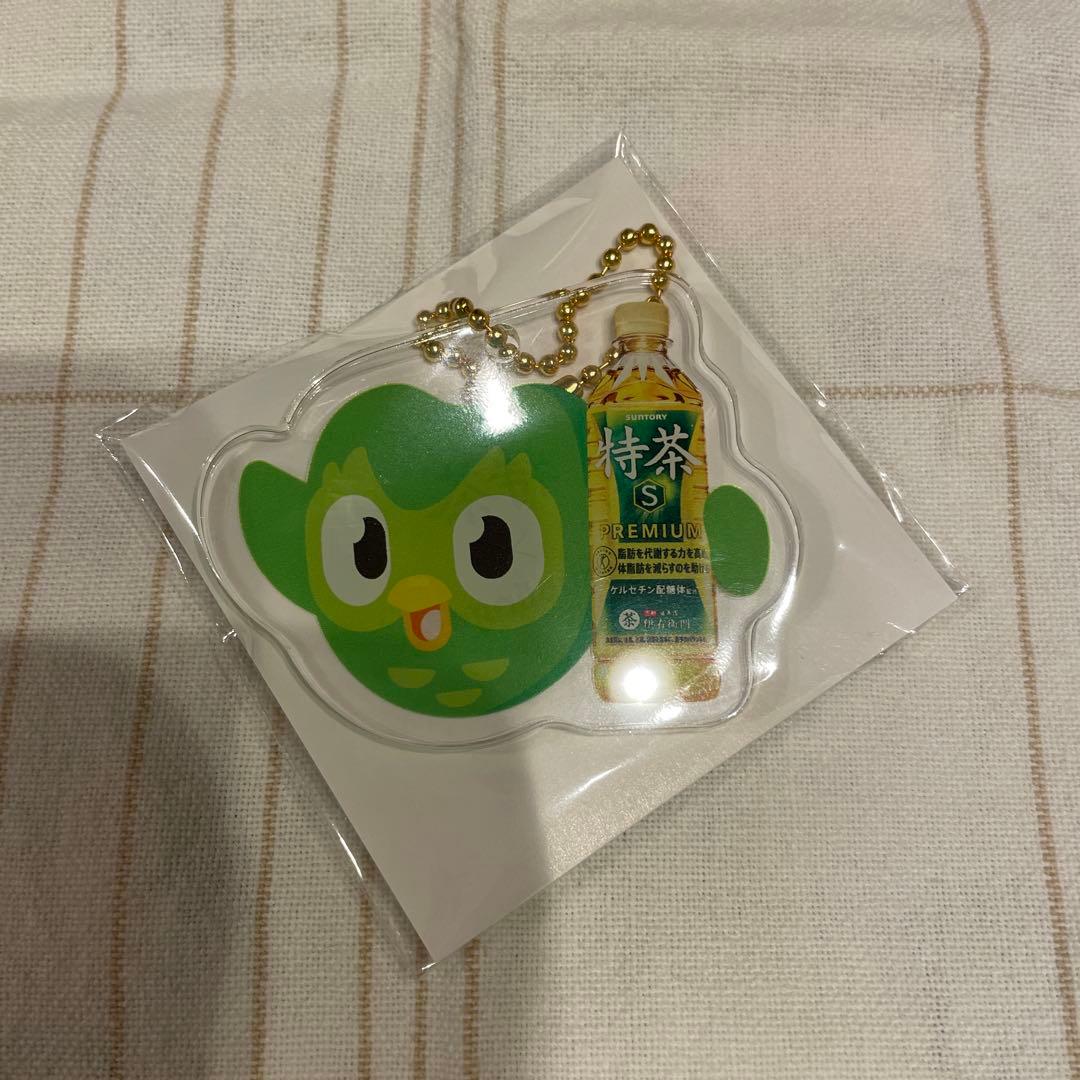 特茶 × Duolingo アクリルキーホルダー ステッカーセット — image 3