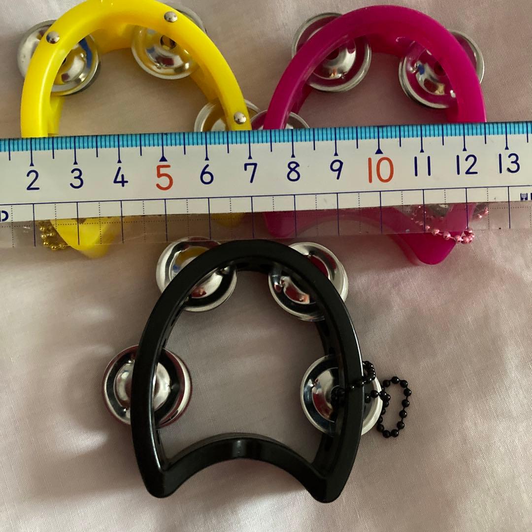 カラフル タンバリン 3個セット — image 2