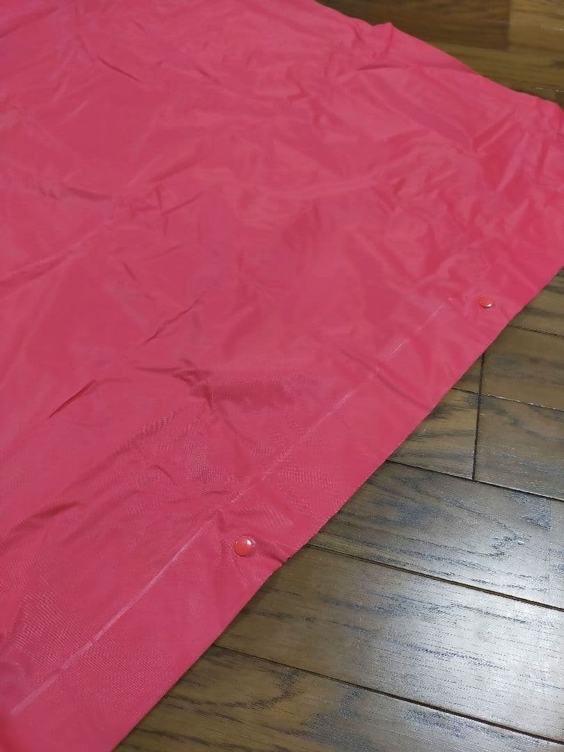 美品 LOGOS レインポンチョ 男女兼用 レッド — image 3