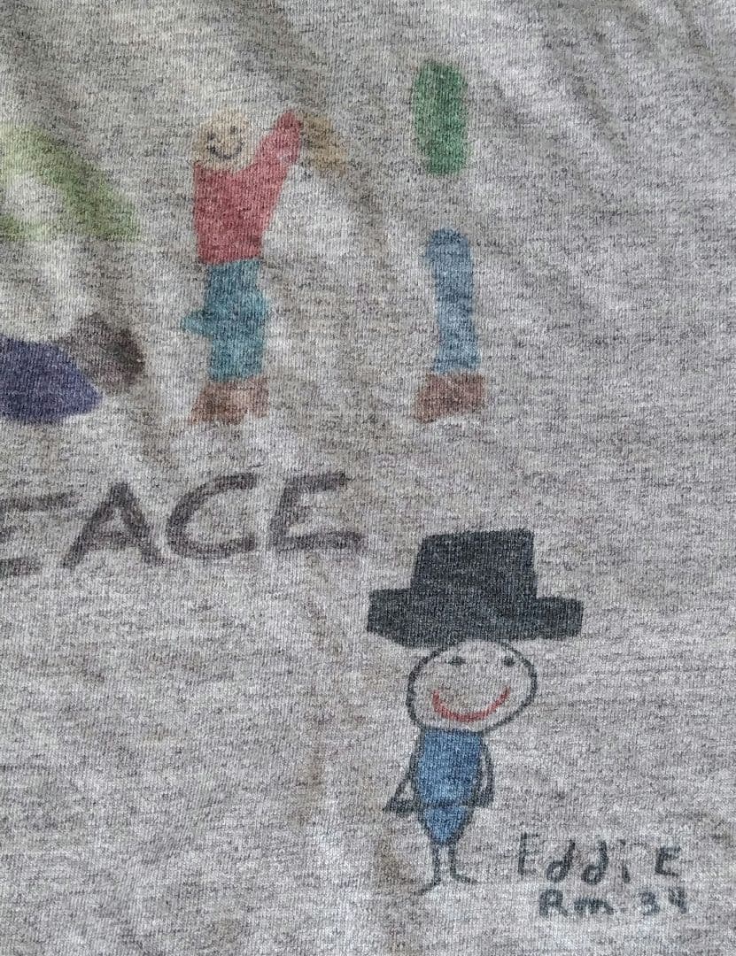 デニムダンガリー らくがきプリントT＆ロゴ刺繍トランスフォームトレーナー — image 3