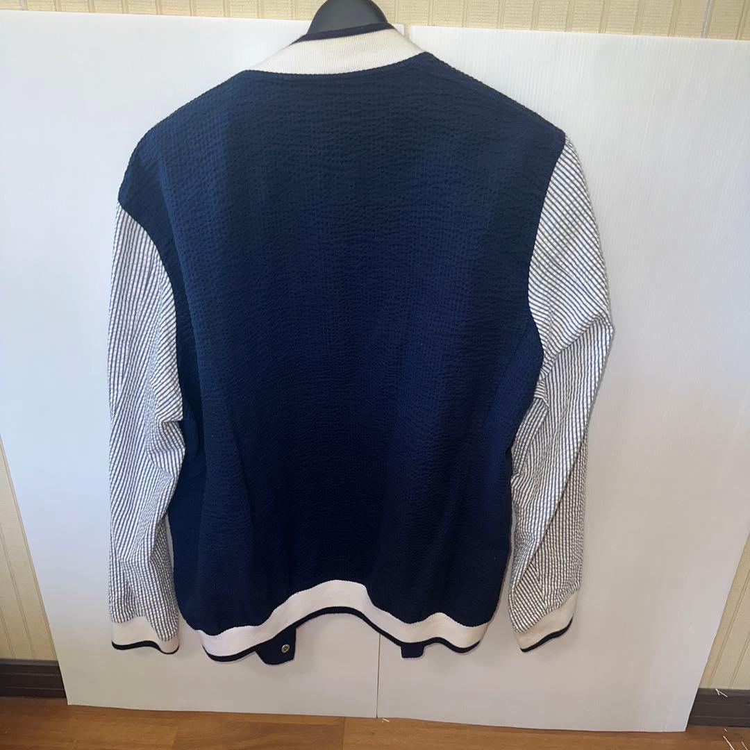 KMIXPRICE ネイビー ストライプ カーディガン Lサイズ — image 3