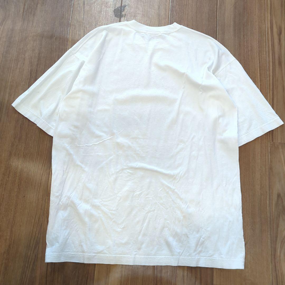 00年代 海外 チャウチャウ犬 Tシャツ 白 可愛い 希少 ホワイト — image 5