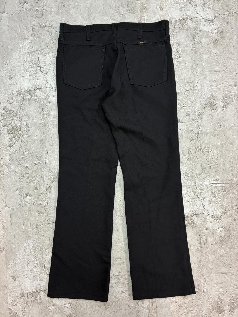 Wrangler　ランチャー　W33 L30　ブラック　フレア　古着 — image 5