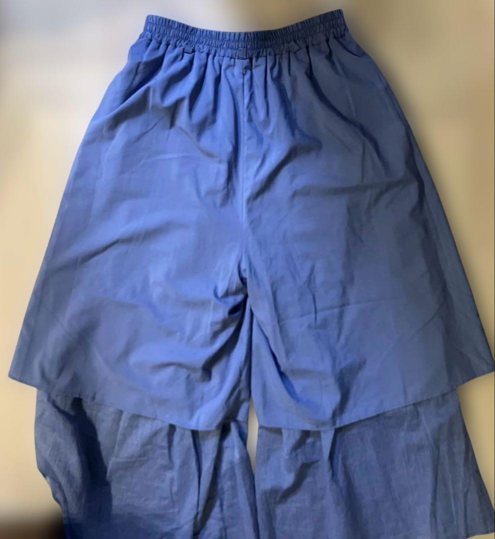 simplicite シャンブレーボイルスカートパンツ — image 5