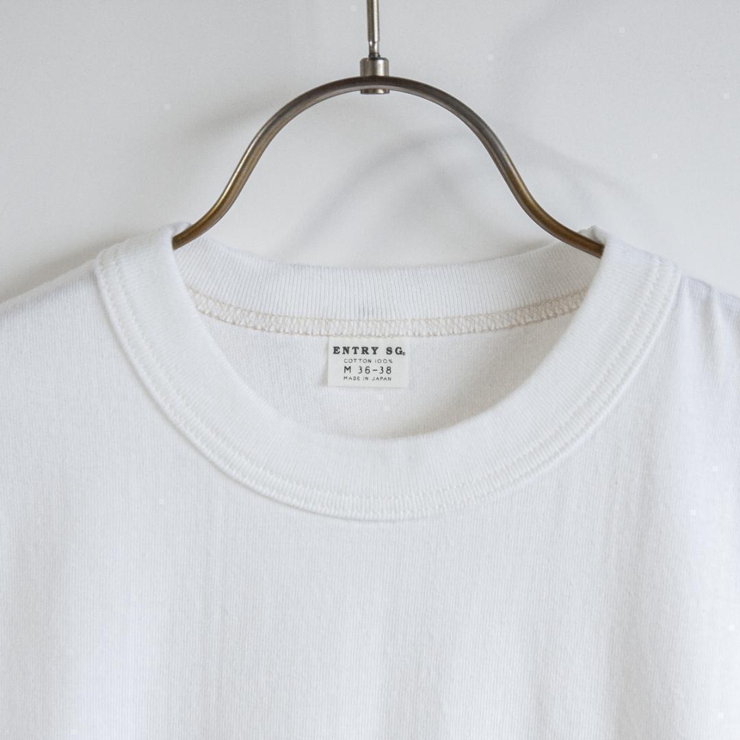 【希少】ポケット付き Tシャツ M ホワイト 無地 日本製 — image 3
