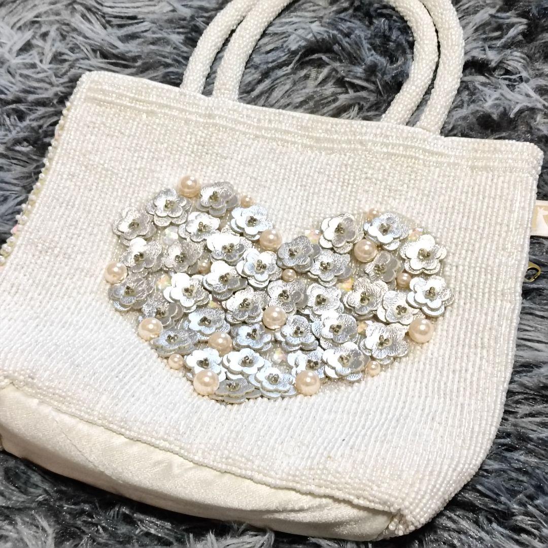 ハンドバッグ ビーズバッグ スパンコール パール bag パーティー — image 2