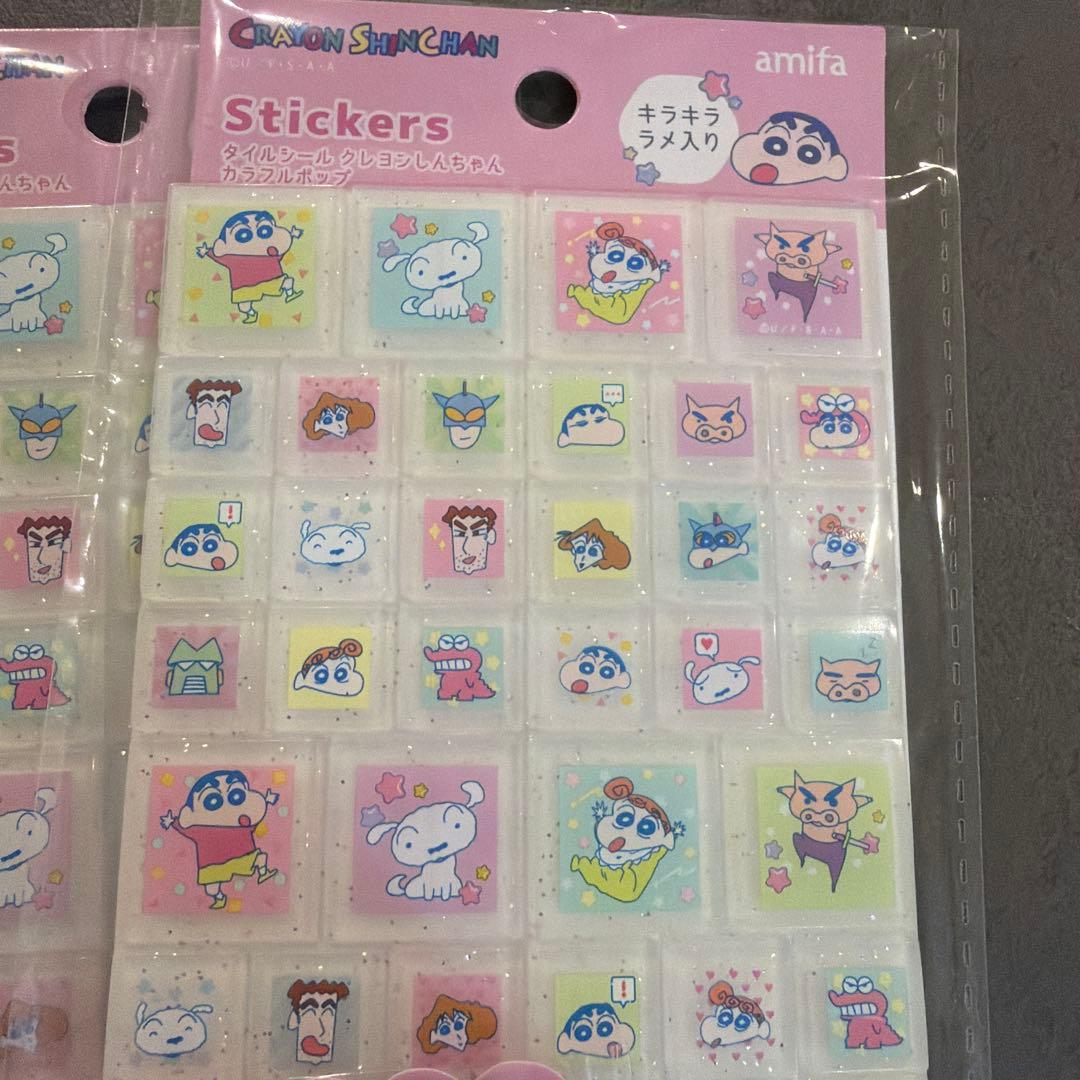 seria クレヨンしんちゃん　ウォーターシール　タイルシール　おはじき — image 3