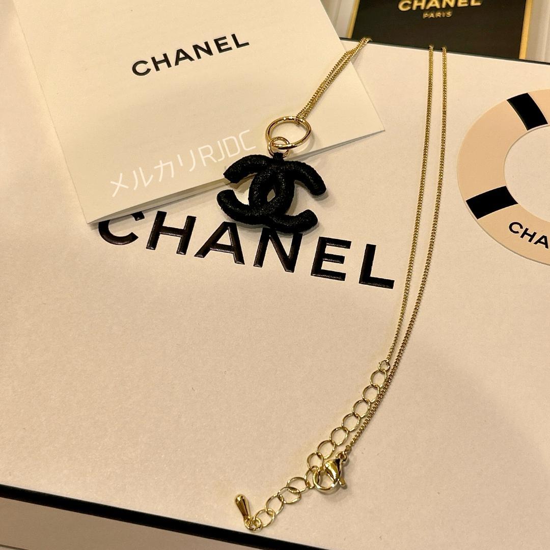 【新品未使用】CHANEL 正規品 メゾンの象徴 ブラックブロドリー ネックレス — image 2