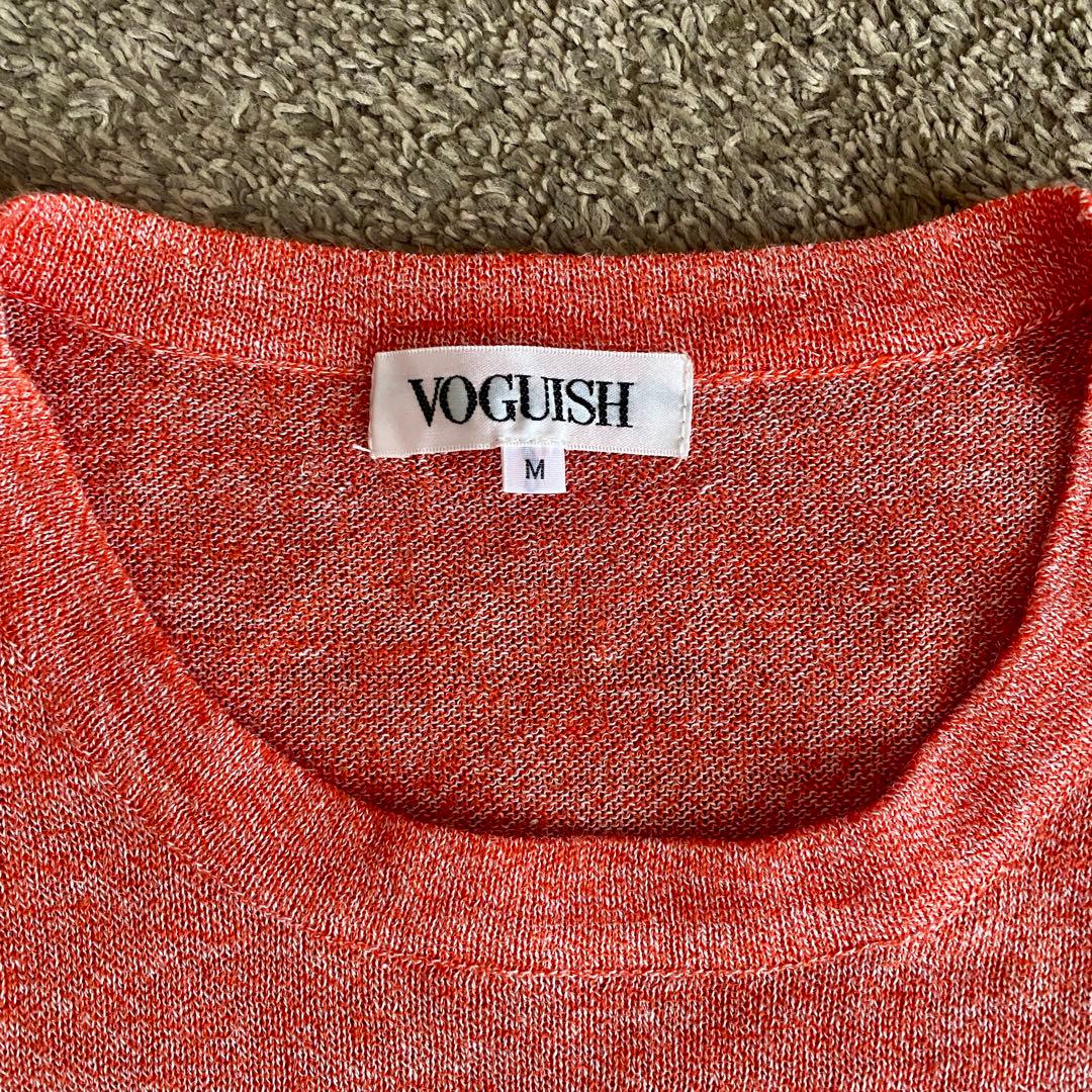 【VOGUISH】メンズ サマーセーター Mサイズ オレンジ — image 2